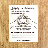 Anillo Denario Promesa Plateado